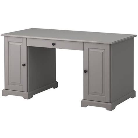Ikea Computer Desk With 2 Cabinets Gray 1826202914638