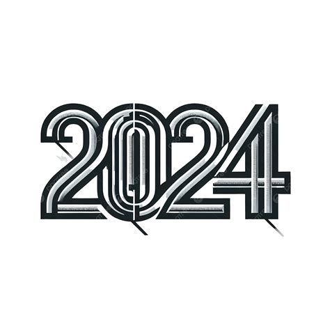 2024 Typography Editable Text Effect 2024 Year 2024 Happy New Year