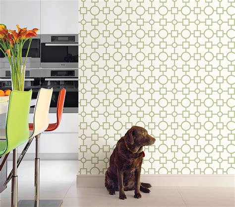 Kitchen Wallpaper Geometric Dy71