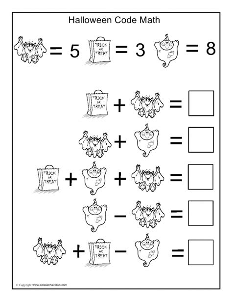 Summer game fest loki charms cereal e3: Halloween Code Math | Halloween worksheets, Halloween ...