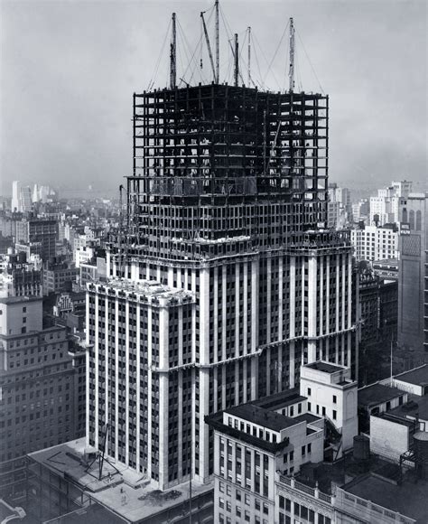 Construction Of The Empire State Building 1930
