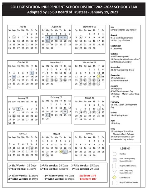 Csisd Calendar 2022 January Calendar 2022