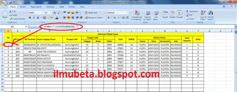 Cara Mengurutkan Nomor Otomatis Di Excel Excel Dan Rumus Microsoft Excel My Xxx Hot Girl