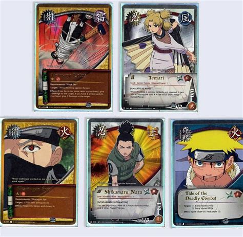Maybe you would like to learn more about one of these? Naruto Cards (5) Rare Game #Cards 1st Editions #naruto card games toys & Hobbies[ http://www ...