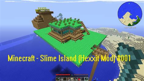 Minecraft Slime Island Hexxit Mod 001 Youtube