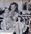 Rita Hayworth and daughter... | Famous Familys | Rita hayworth, Rhonda ...