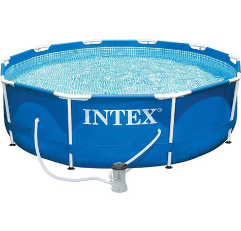 Intex Metal Frame Swimming Pool Set 10 Feet X 30 Inch