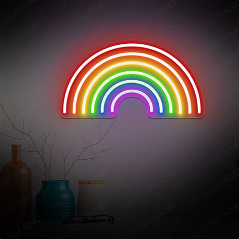 Rainbow Neon Sign Aesthetic Led Sign Night Light Neongrand