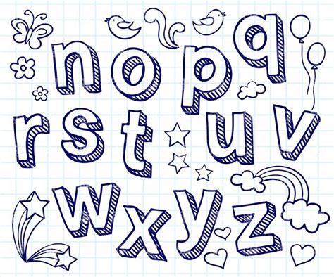 Calligraphy Letters Alphabet Easy Cool Fonts Draggolia