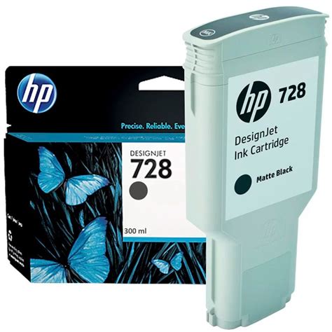 Hp 728 300 Ml Matte Black Designjet Ink Cartridge