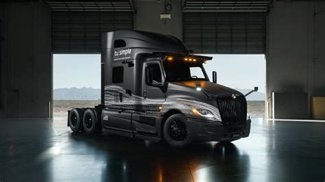 Worlds First Driver Out Fully Autonomous Semi Truck Operating On