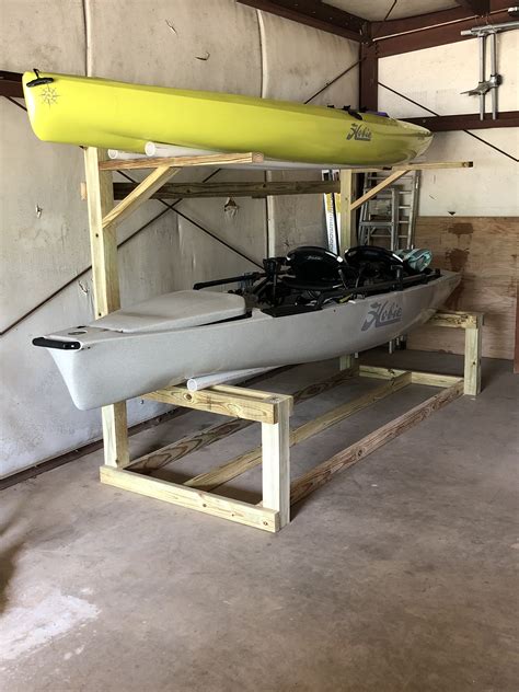 Hobie Hobby Kayak Storage Diy Storage Rack Kayak Storage Garage