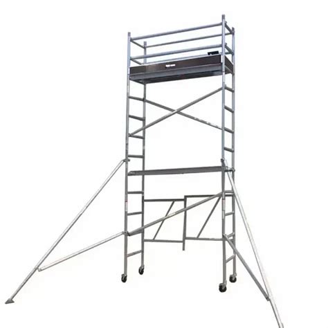 Silver Frp Aluminium Mobile Tower Scaffold Size Standard At Rs 65000