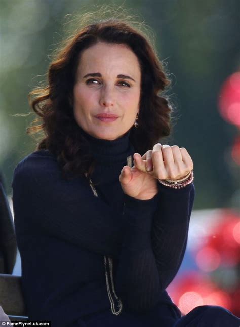 Shes Still Got It Andie Macdowell Melts Hearts As She Shares A Kiss