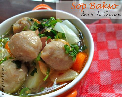 Berikut akan kami sajikan resep serta cara membuat sayur sop/sup sosis bakso sederhana berani dan enak. Sop Bakso, Sosis dan Ayam