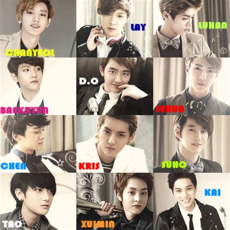 They debuted on april 8, 2012, with their first mini album mama. exo names | Exo group, Exo, Exo members