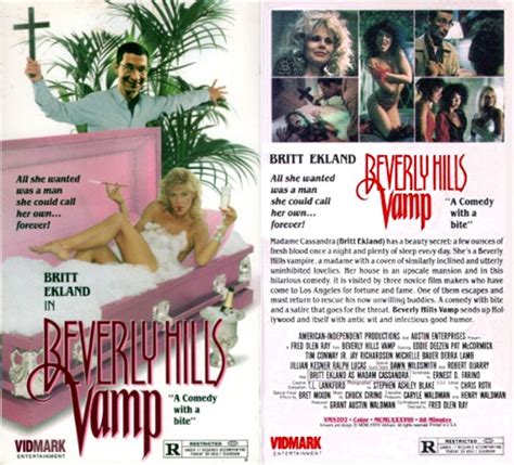 Beverly Hills Vamp 1989 Full Screen Vhs 1080x810 Various Femme