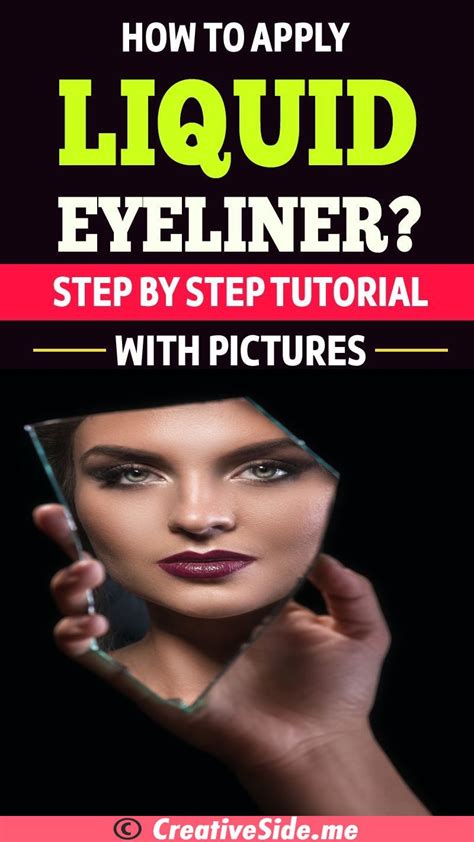 If you want to make your eyes more dramatic you can use false eyelashes which are easily available in. How To Apply Liquid Eyeliner Step By Step Tutorial With Pictures in 2020 | Liquid eyeliner ...