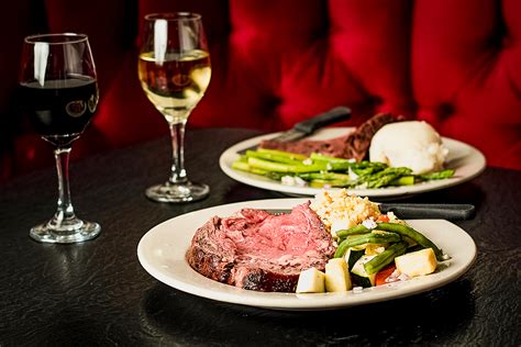 Prime rib is a wonderful meat that adds unmatched elegance to a meal. $38 Prime Rib Dinner for two at The Canyon's Crown