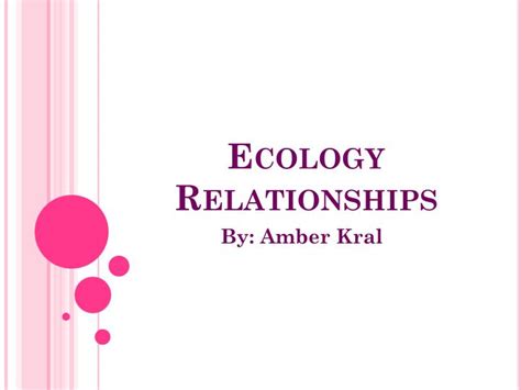 Ppt Ecology Relationships Powerpoint Presentation Free Download Id