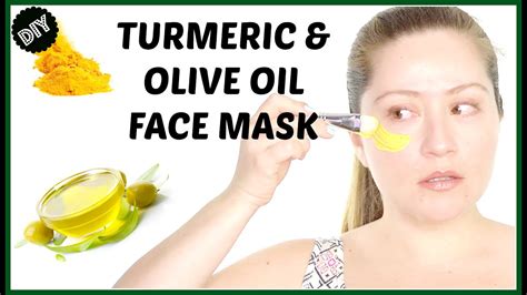 Olive Oil And Turmeric Face Mask Youtube