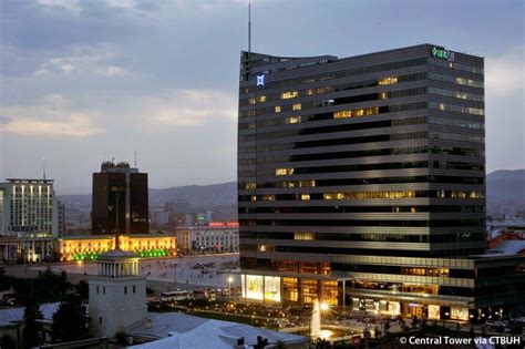 Central definition, of or forming the center: Central Tower - The Skyscraper Center