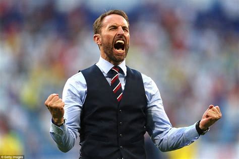 Manager Gareth Southgate Roared With Jubilation As The Referee