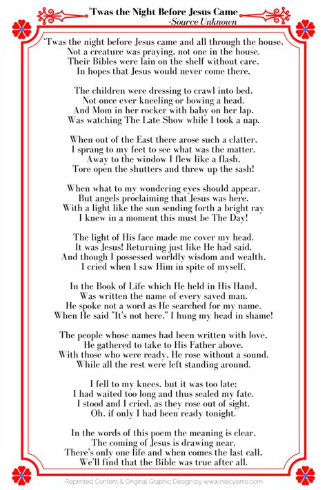 Twas The Night Before Christmas Poem Aemiio Zos