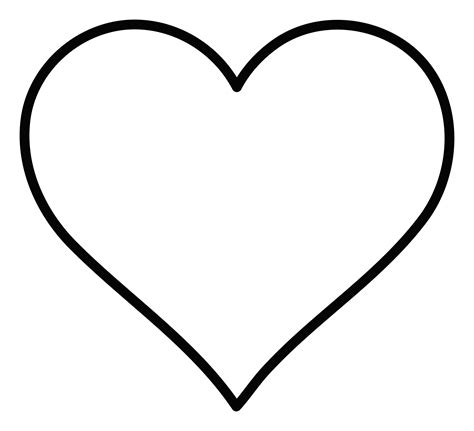 The Gallery For Drawn Heart Outline Png