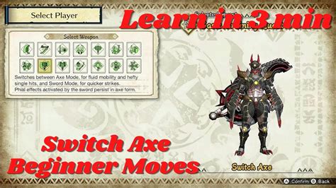 Maybe you would like to learn more about one of these? MH RISE 🔥SWITCH AXE COMBO & MOVES (BEGINNER'S GUIDE & TUTORIAL) 🔥Monster Hunter Rise - YouTube