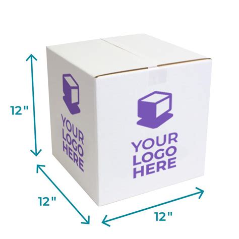 Standard White Custom Shipping Boxes Multiple Sizes Brandable Box