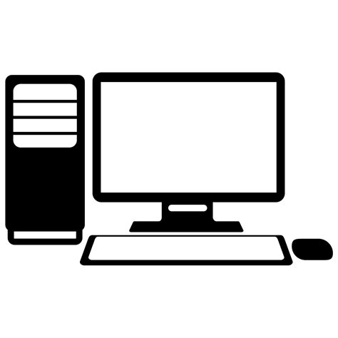 Computer Icon Transparent Computer Png Images Vector Freeiconspng My