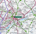 Maps of Nottingham, UK - Free Printable Maps