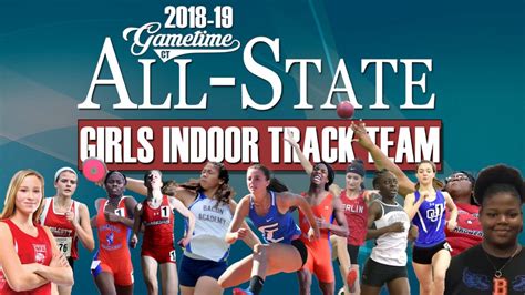The 2019 Gametimect All State Girls Track Team