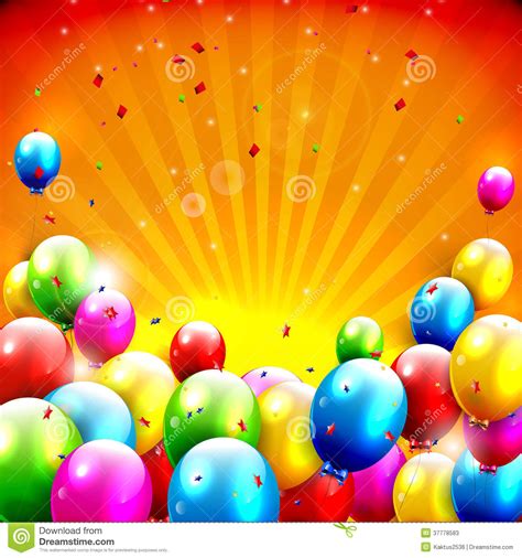 Colorful Birthday Background Stock Photos Image 37778583