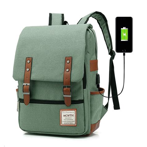 Kaukko Bags Travel Laptop Backpack Mcwth Business Slim Durable Tablet Backpack With Usb