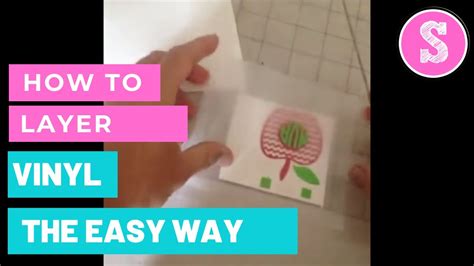 👏 Layering Vinyl The Easy Way Silhouette Tutorial For No Fail