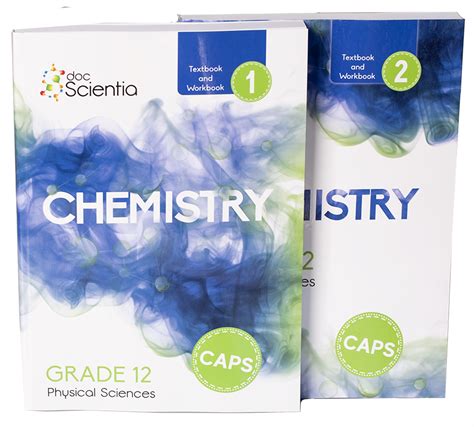Gr 12 Chemistry Textbook And Workbook Book 1 And 2 Black And White