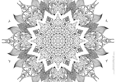 Free Mandala Coloring Pages Advanced Level Printable Download Free