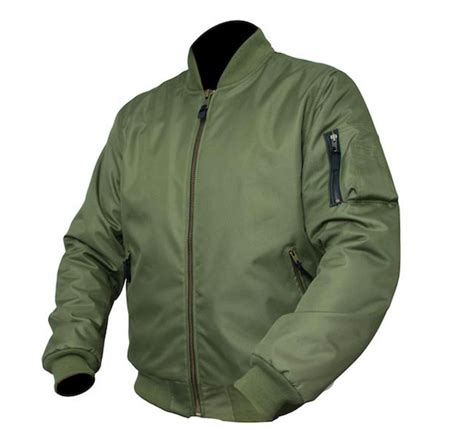 Armr Kevlar Lined Green Bomber Jacket With Elbow And Shoulder Armour