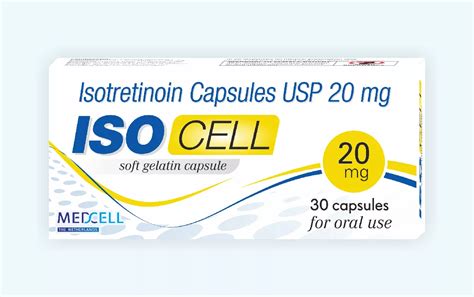 Iso Cell 20 Mg Isotretinoin 20 Mg Retinoids For Acne Niche