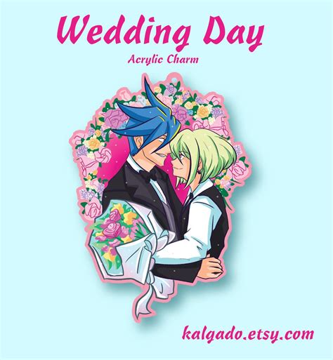 Promare Galolio Galo Lio Wedding Day Valentines Day Acrylic Charm Etsy