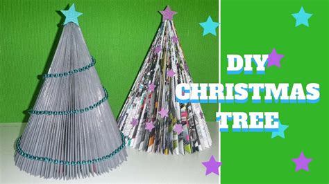Diy Christmas Tree Magazine Christmas Tree Youtube