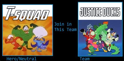 T Squad Join In Justice Ducks By Mcsaurus On Deviantart