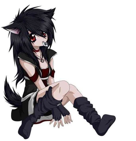 Die Besten 25 Anime Wolf Girl Ideen Auf Pinterest Kawaii Anime