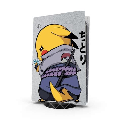 Autocollant Ps5 Sasuke X Pikachu Stickers Playstation 5 à Petits Prix