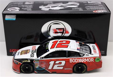 2018 Ryan Blaney 12 Bodyarmor Nascar Elite 124 Diecast