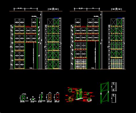 Pallet Rack For Armazem In AutoCAD CAD Library