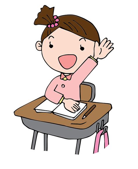 Schoolgirl In The Class Clipart Free Download Transparent Png Creazilla