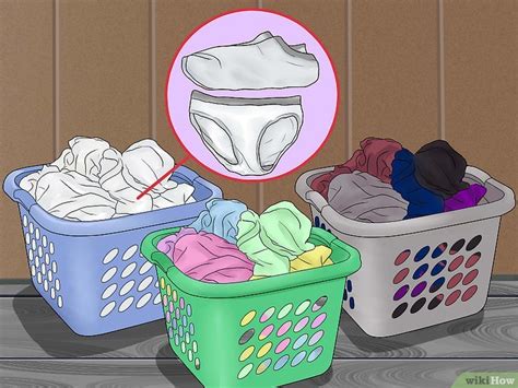 A gentle wash is sufficient for colored clothes. Wäsche sortieren - wikiHow